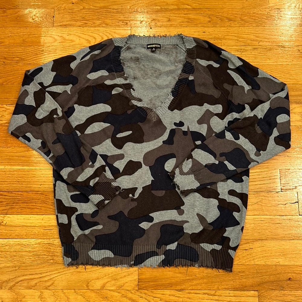 Minnie Rose Camo Sweater